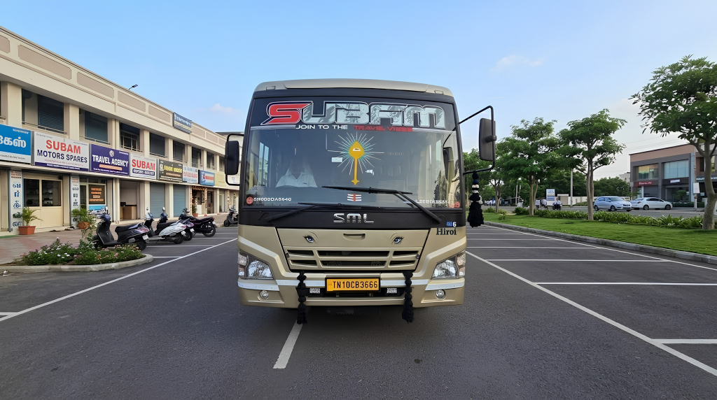 27 Seater SML Bus Rental in Chennai